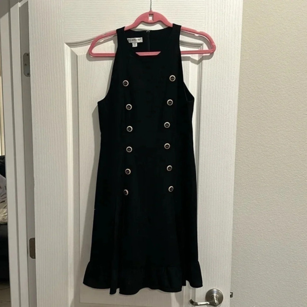 Vintage BeBe Dress size 6 100%WOOL